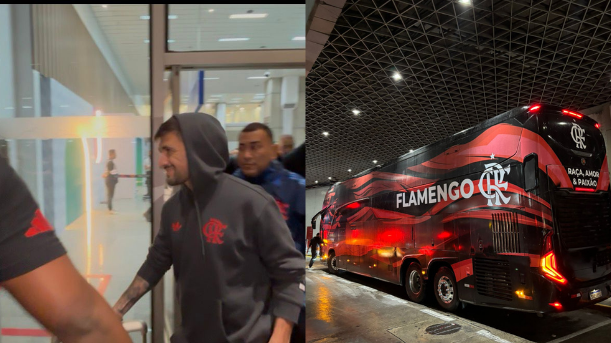 veja bastidores do desembarque do Flamengo após o Mundial