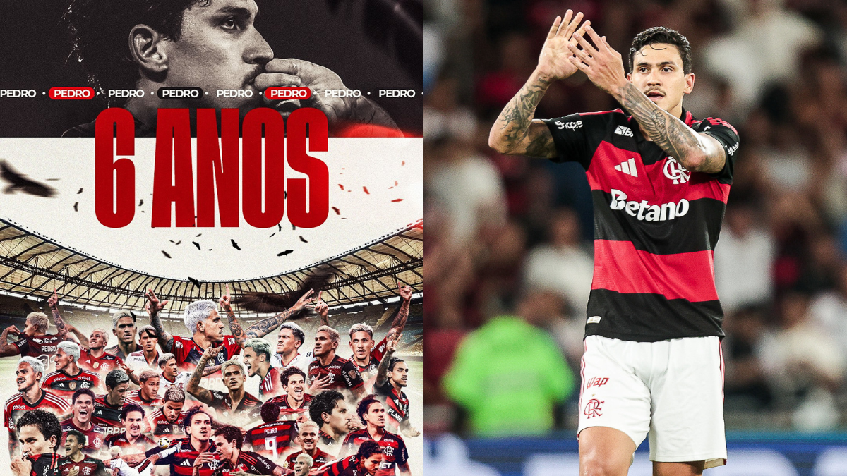 9 bolado! Pedro completa 6 anos no Flamengo
