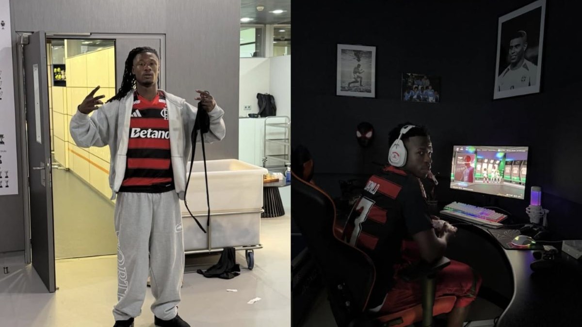 Astro da França, Camavinga aparece de Flamengo com Vini Jr