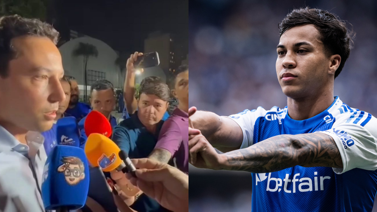 Dirigente do Cruzeiro 'esconde' valor e define futuro de Kaio Jorge
