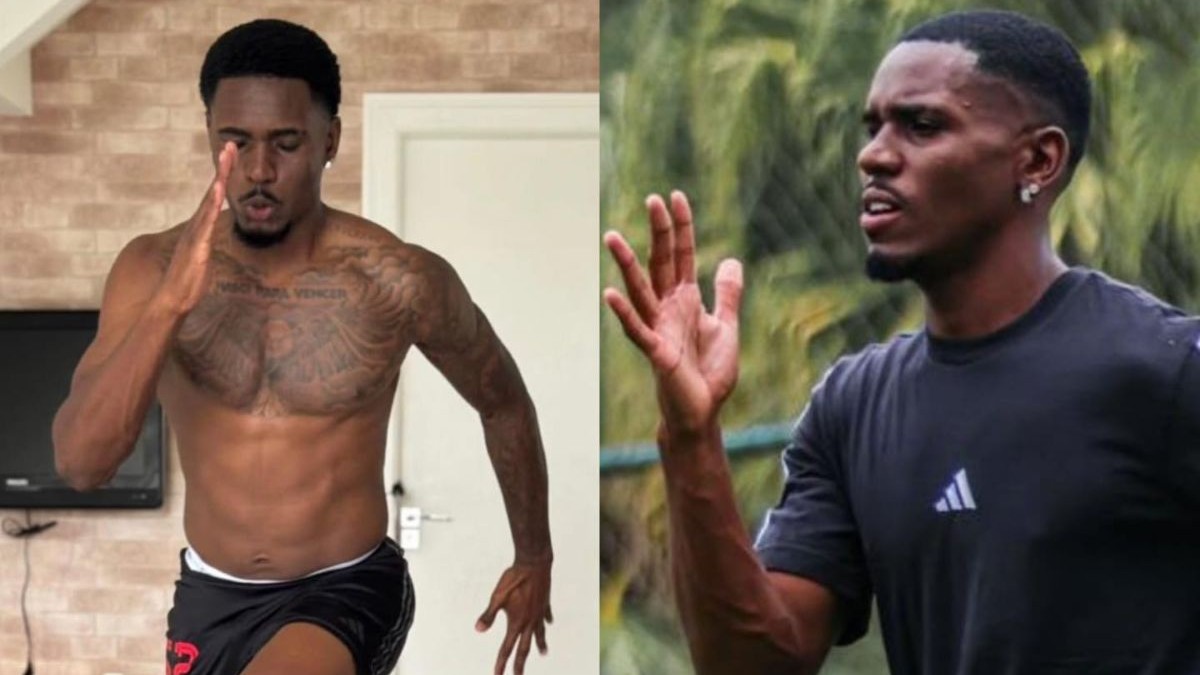 Evertton monta academia em casa para treinamentos nas férias