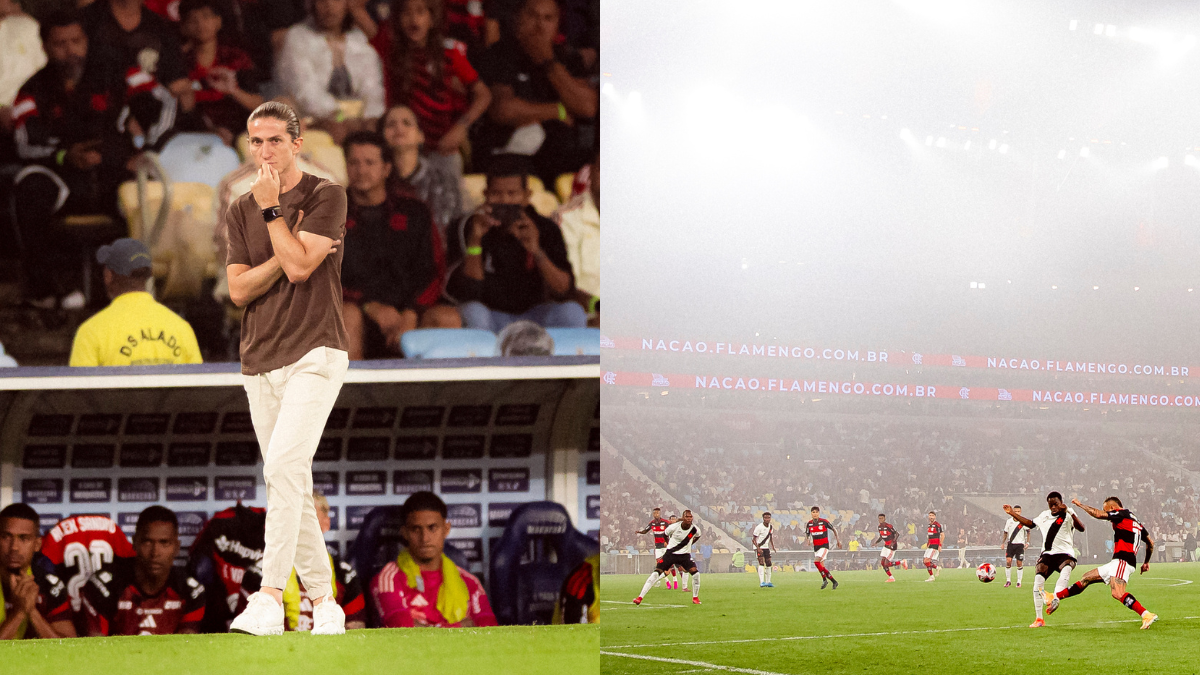 Filipe Luís cita PSG para explicar por que time principal teve estreia no jogo do Flamengo x Vasco