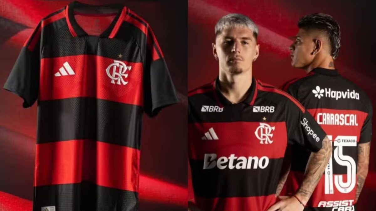 Flamengo define data de estreia da nova camisa