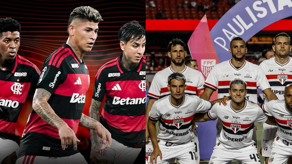 Flamengo e São Paulo têm aproveitamento idêntico em 2026; confira números antes de estreia no Brasileirão