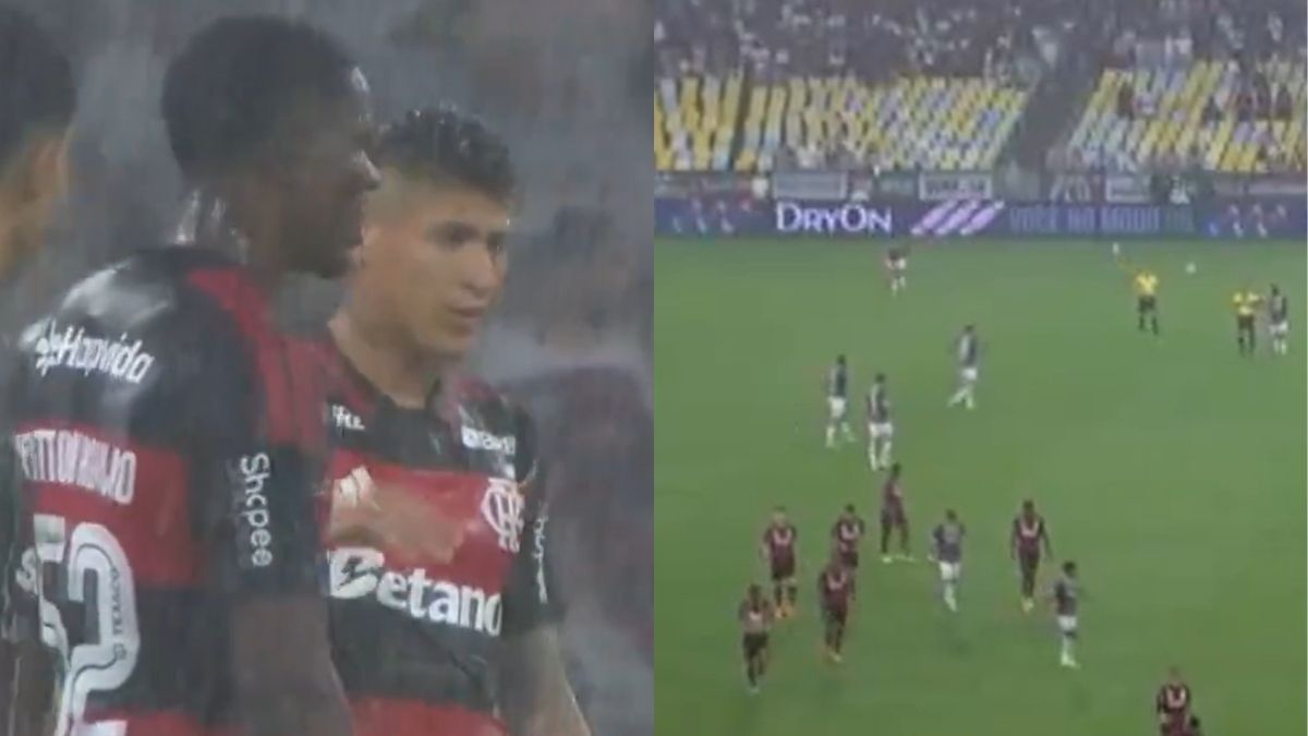Forte chuva suspende jogo do Flamengo x Fluminense, pelo Carioca