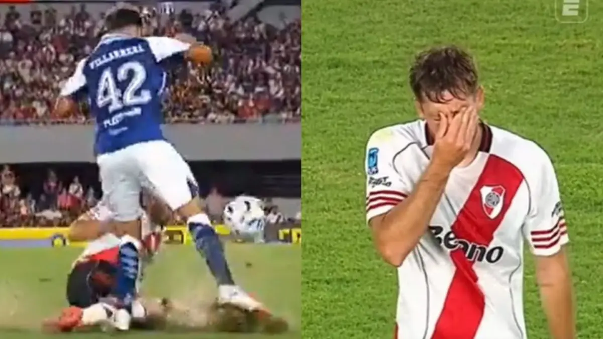 Jogador do Flamengo, Viña sai de campo chorando após expulsão