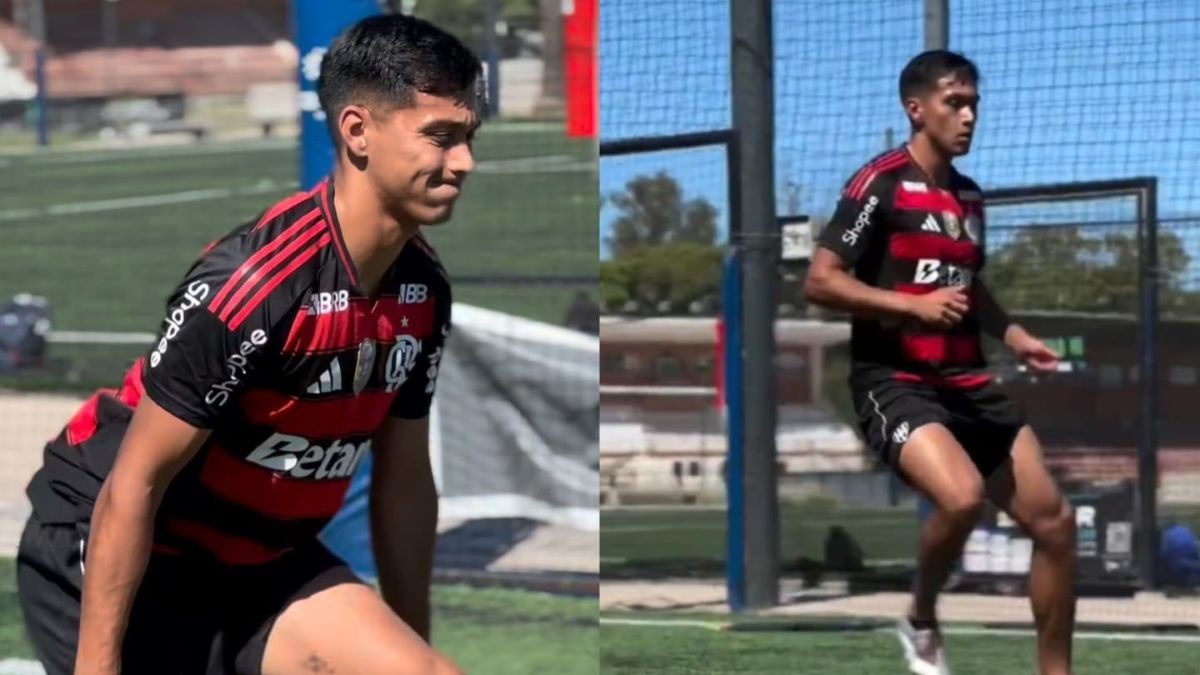 Jogador do Sport, Atencio posta foto com camisa do Flamengo