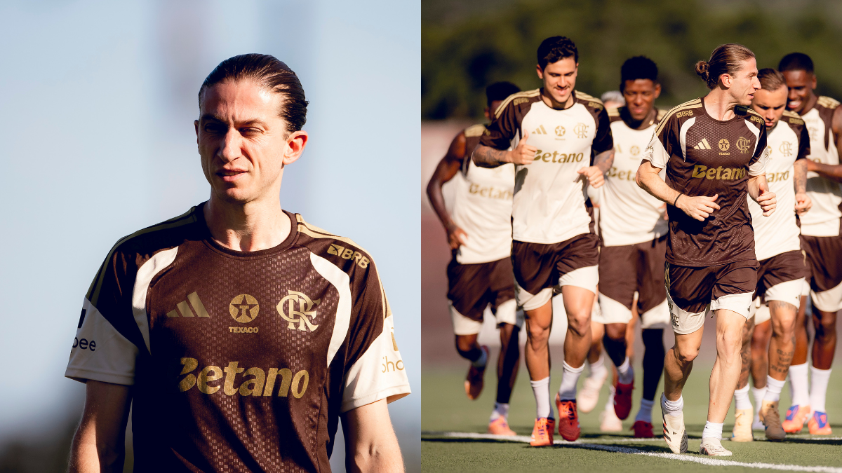 Jogadores do Flamengo tomam atitude inaceitável com Filipe Luís em 1º dia de treino