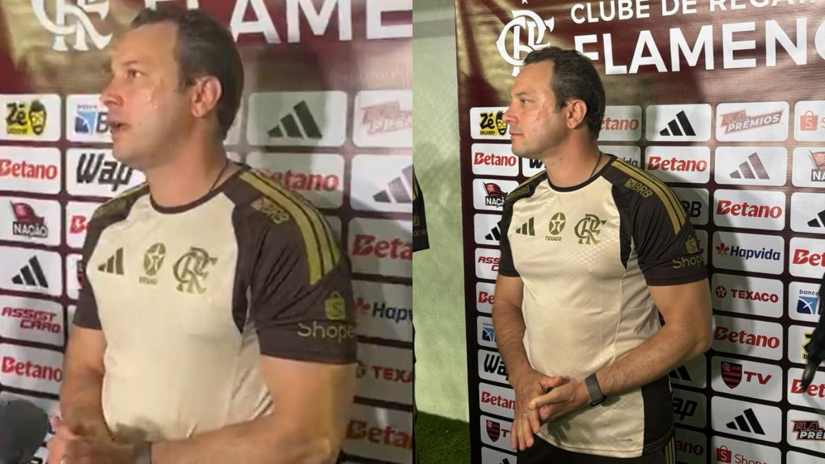 Técnico do Flamengo é sincero sobre atuação do time em jogo contra a Portuguesa