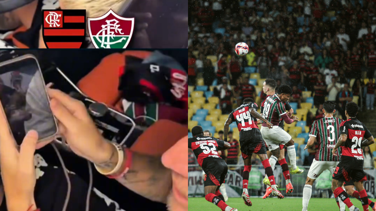 Torcedores do Flamengo cobram Varela após lateral estar com a camisa do Fluminense