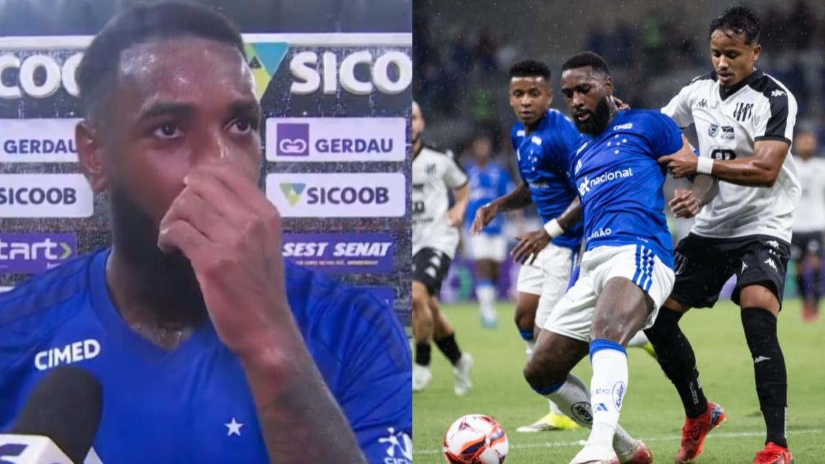 Torcida do Cruzeiro imita Flamengo para homenagear Gerson