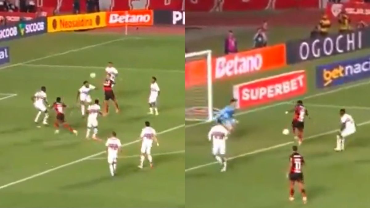 VÍDEO | Plata faz golaço, e Flamengo abre o placar contra o São Paulo