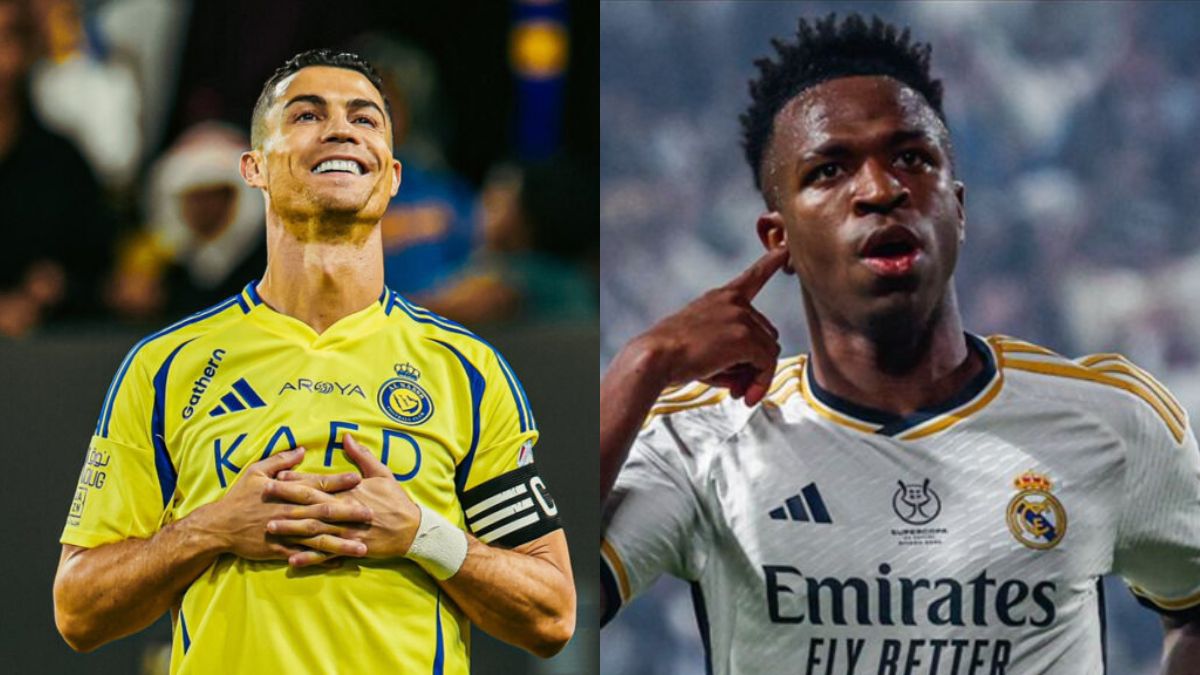 Vini Jr marca gol antológico e iguala recorde de Cristiano Ronaldo no Real Madrid em jogo contra o Barcelona; veja vídeo