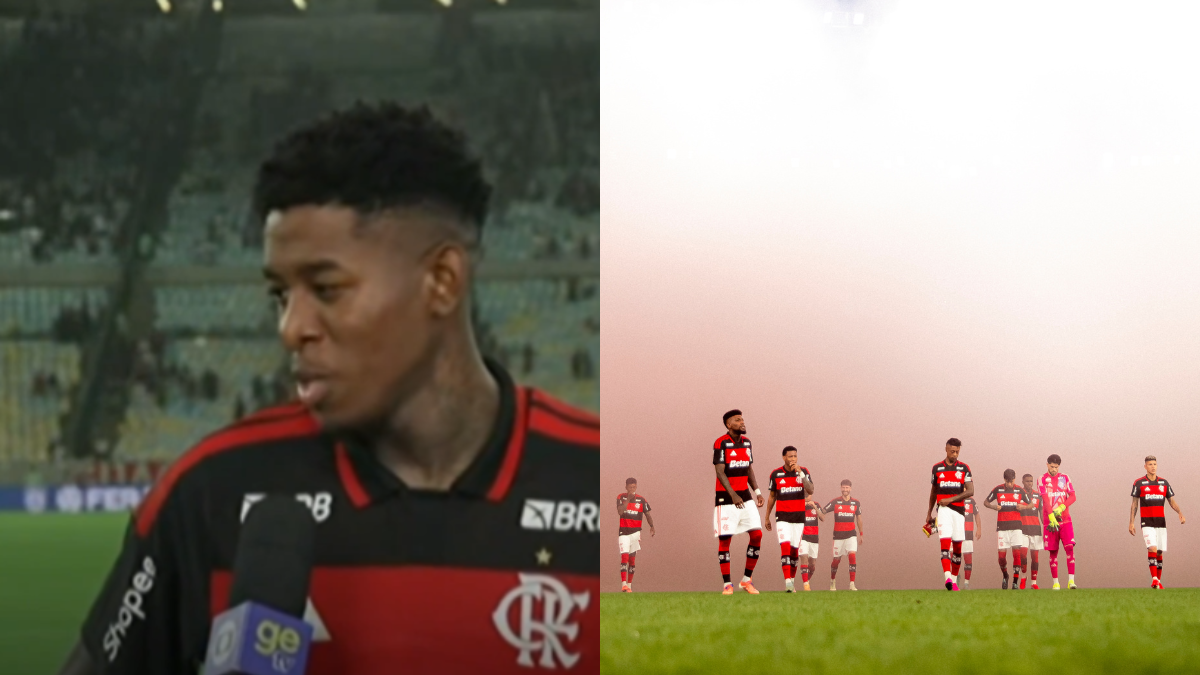 Vitão comemora estreia pelo Flamengo e faz comparação com Seleção Brasileira