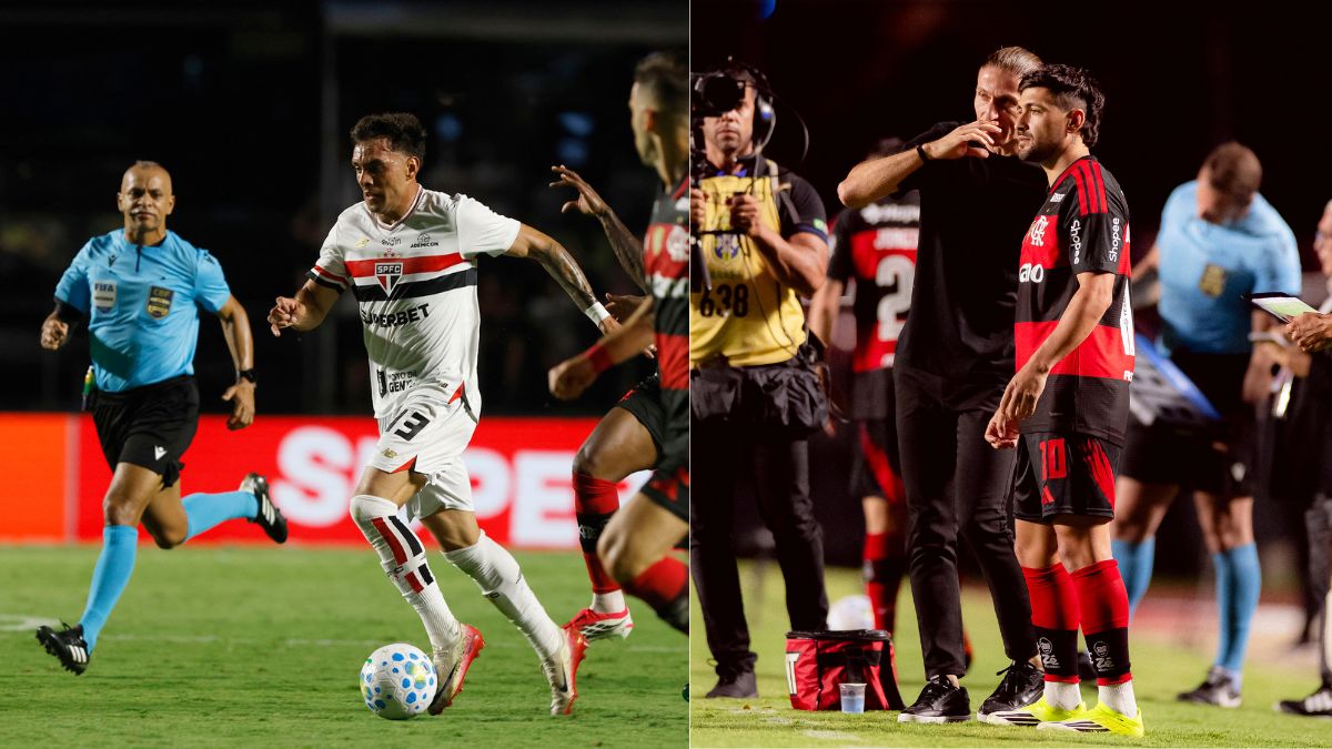 Wilton Pereira reconhece toque de zagueiro do São Paulo em jogo do Flamengo