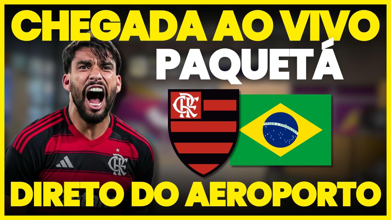 assista ao desembarque de Lucas Paquetá com o Coluna do Fla