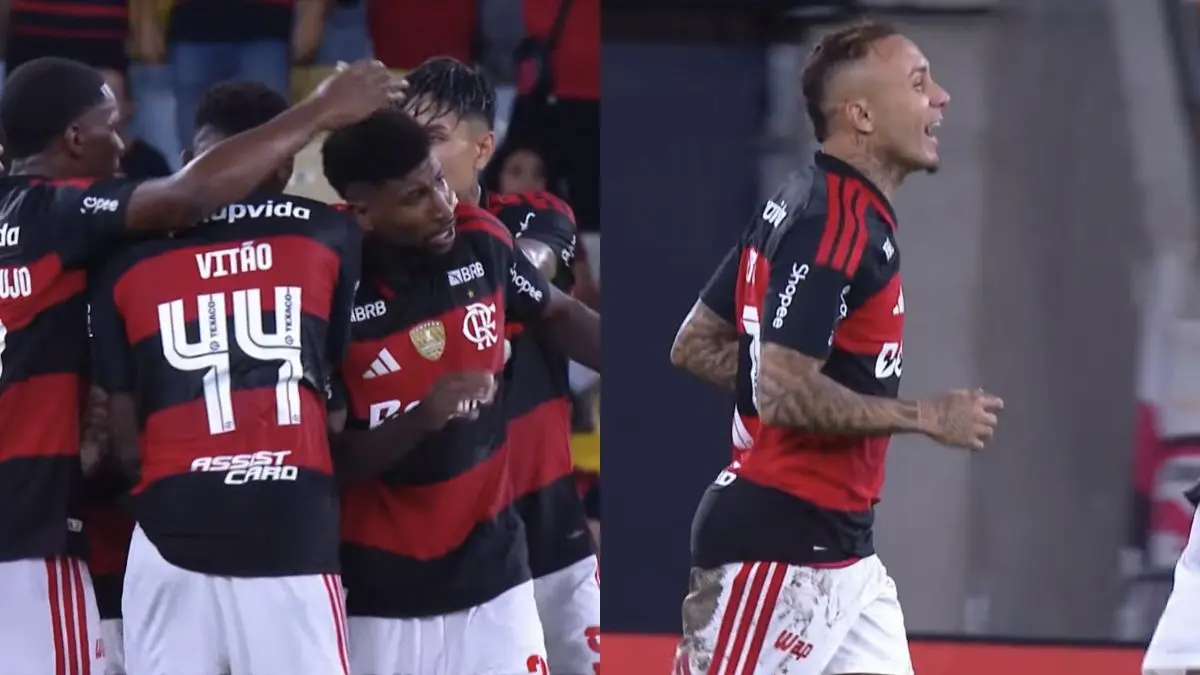 5º gol do Flamengo! Com cruzamento de Royal, Cebolinha amplia goleada do Flamengo; veja vídeo