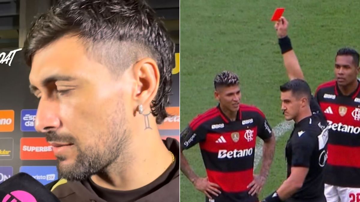 Arrascaeta revela papo com árbitro antes de expulsão do Carrascal