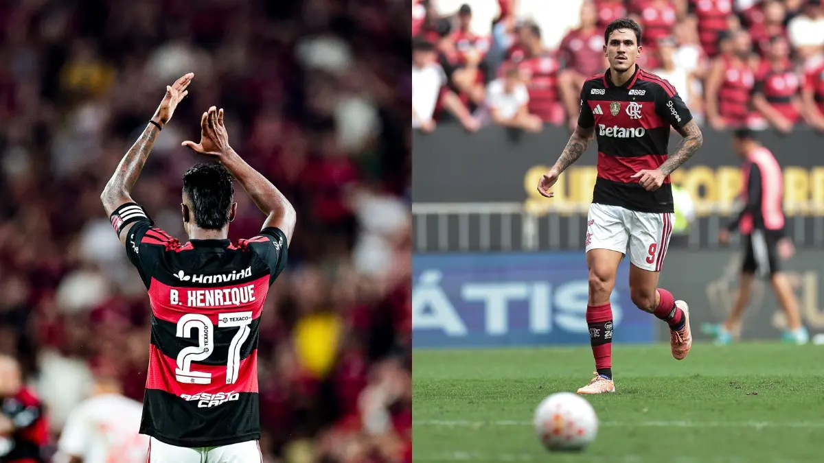 Bruno Henrique ou Pedro? Filipe Luís compara atacantes do Fla