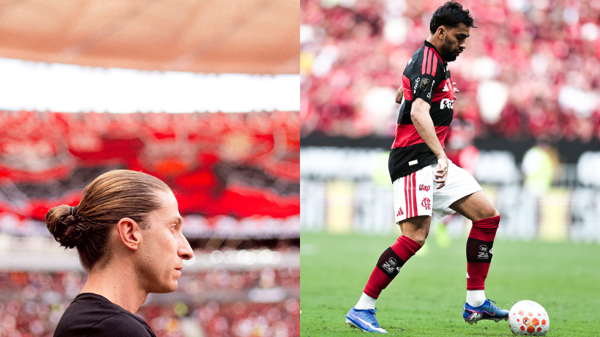 Filipe Luís esboça escalação para jogo do Flamengo x Inter; veja