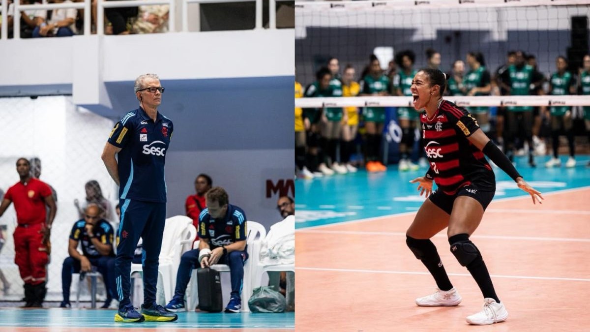 Flamengo atropela Brasília e lidera Superliga de Vôlei