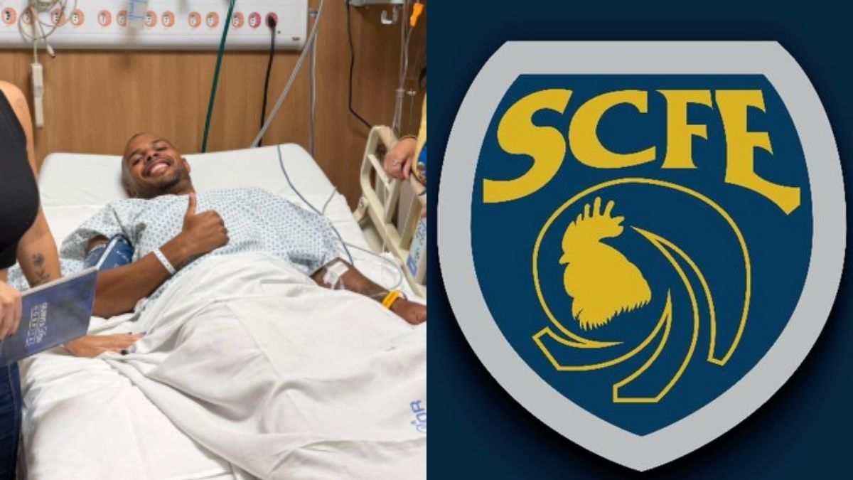 Jogador do Sampaio Corrêa que teve convulsão contra o Flamengo se pronuncia: “o pior já passou”