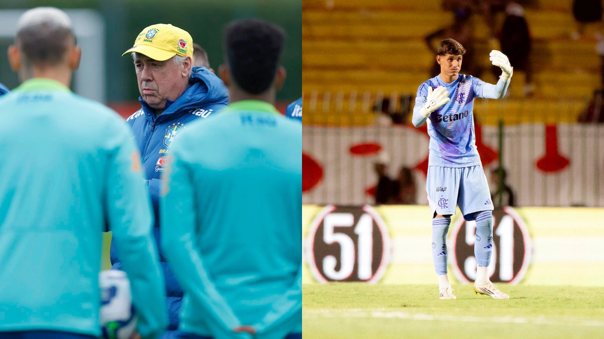 Ancelotti convoca goleiro do Flamengo para os próximos jogos do Brasil