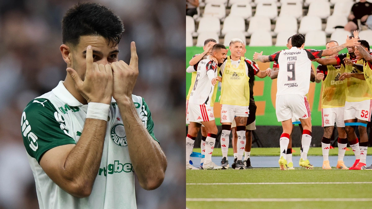 Atacante do Palmeiras se considera pior que jogador do Flamengo