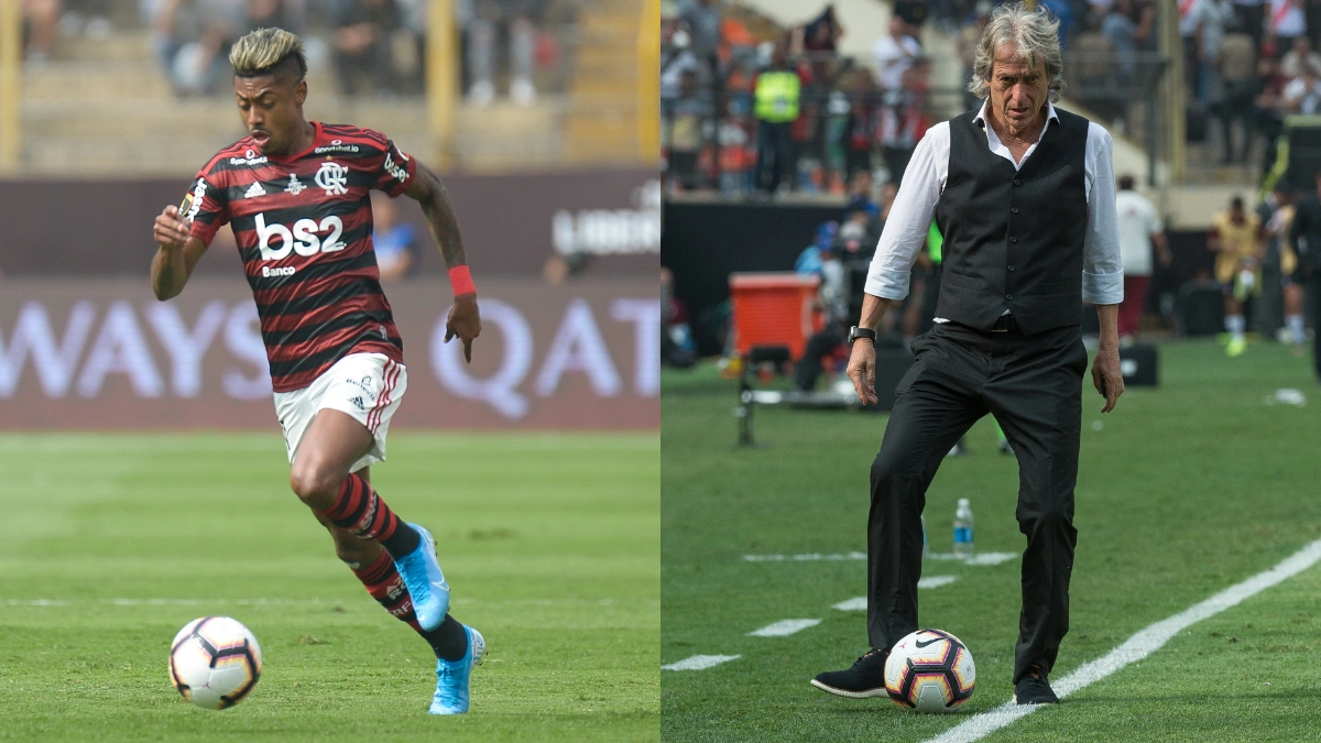 Bruno Henrique lembra ameaça de Jorge Jesus no Flamengo