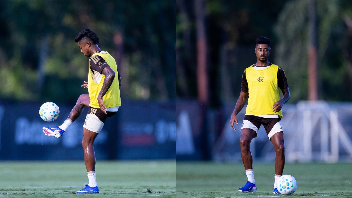 Bruno Henrique recuperado? Veja se o atacante participou de treino do Flamengo hoje