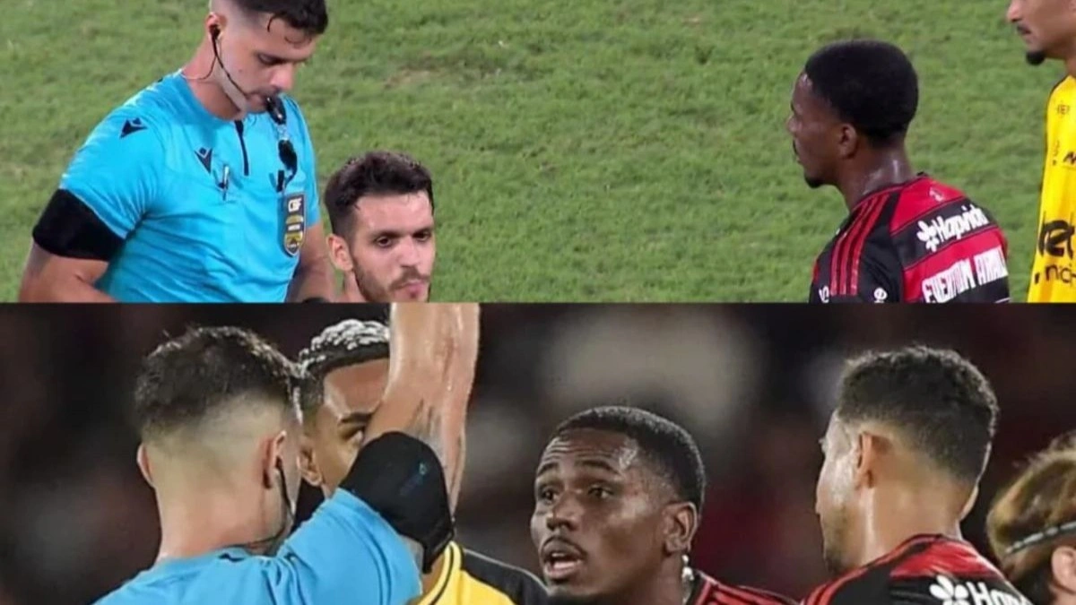 CBF escolhe árbitro para jogo do Flamengo x Bragantino