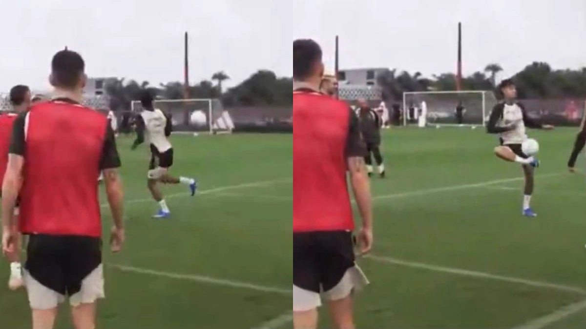 Erick Pulgar faz lance 'absurdo' em treino antes de jogo do Flamengo x Botafogo