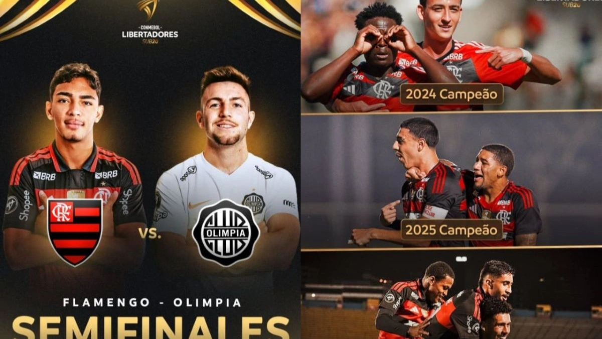 Flamengo e Olimpia se enfrentam na Libertadores Sub-20