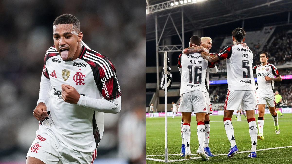 Flamengo goleia Botafogo e chega ao G4 do Brasileirão