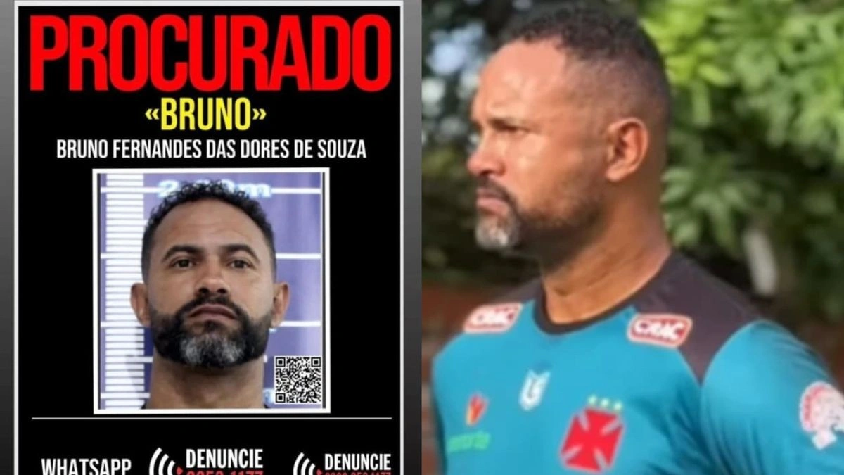 Goleiro Bruno está foragido