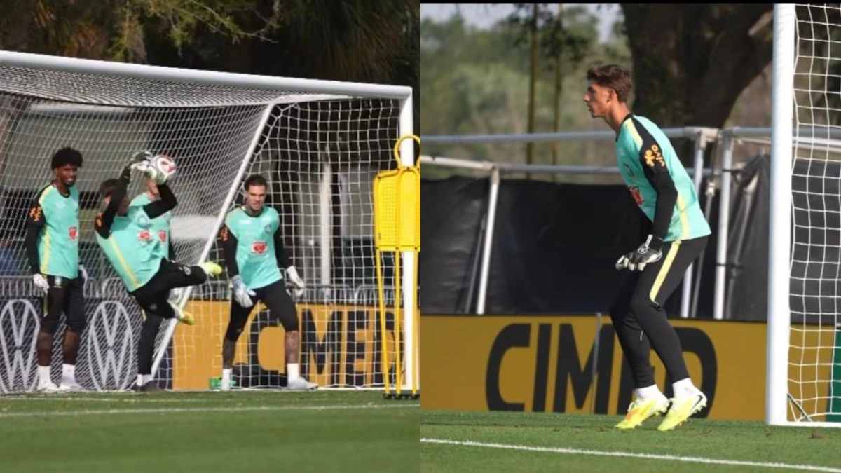 Goleiro do Flamengo faz 'estreia' na Seleção Brasileira de Ancelotti