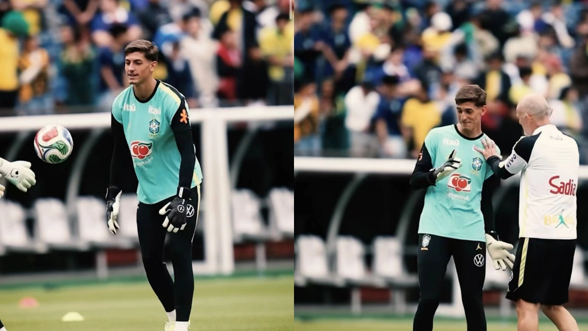Goleiro do Flamengo mostra bastidores de atuação em jogo do Brasil