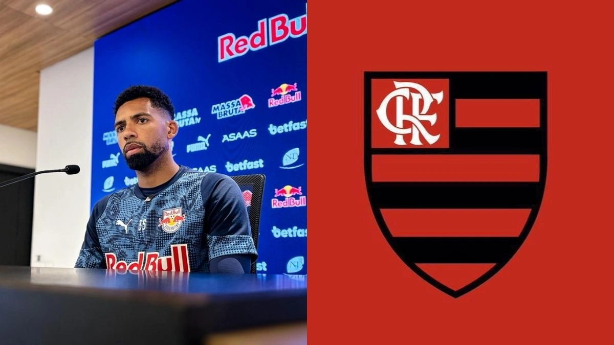 Jogador do Bragantino se irrita com pergunta sobre o Flamengo