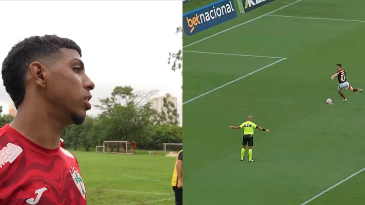 Joia da Portuguesa rasga o verbo sobre Jorginho, do Flamengo