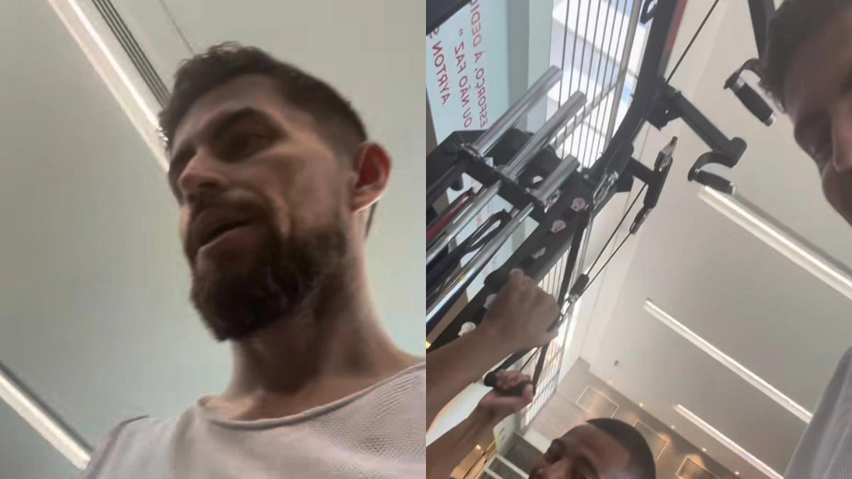 Jorginho 'incomoda' jogador em treino do Flamengo
