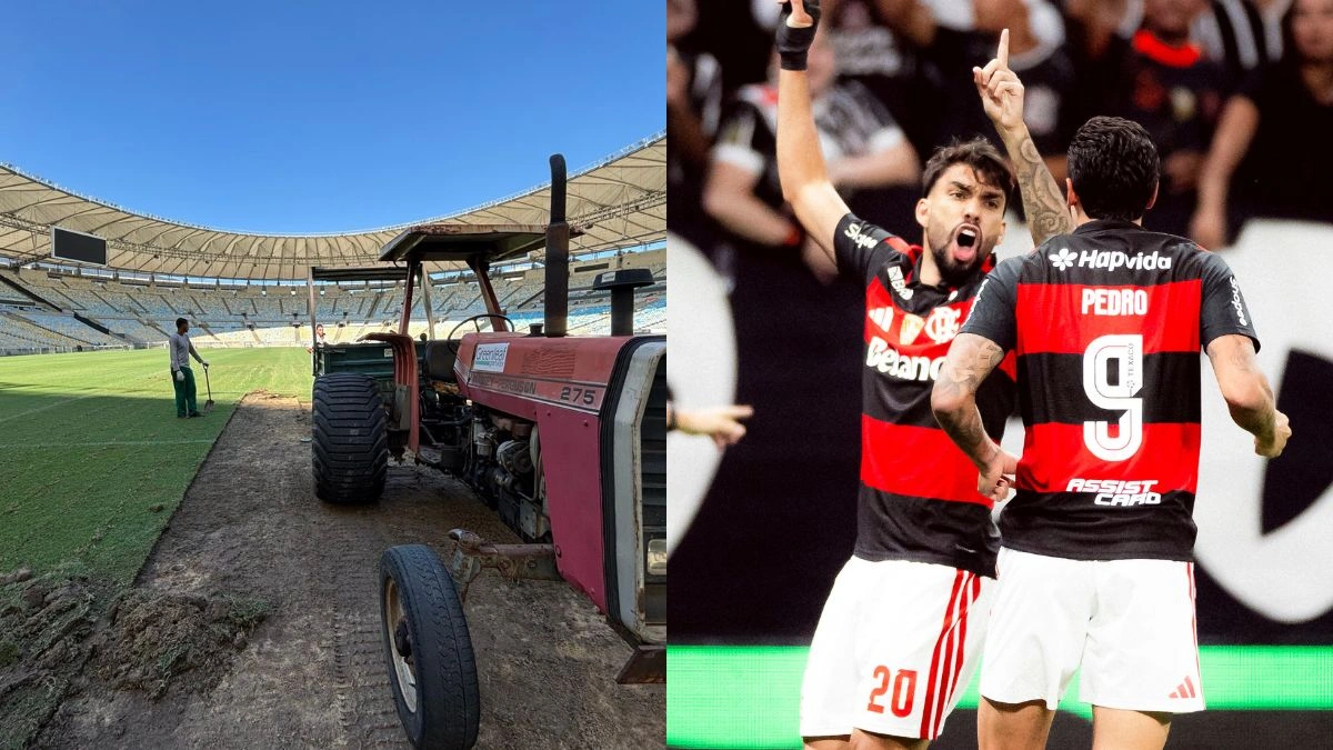 Maracanã inicia reforma no gramado em meio à ausência de jogos de Flamengo e Fluminense