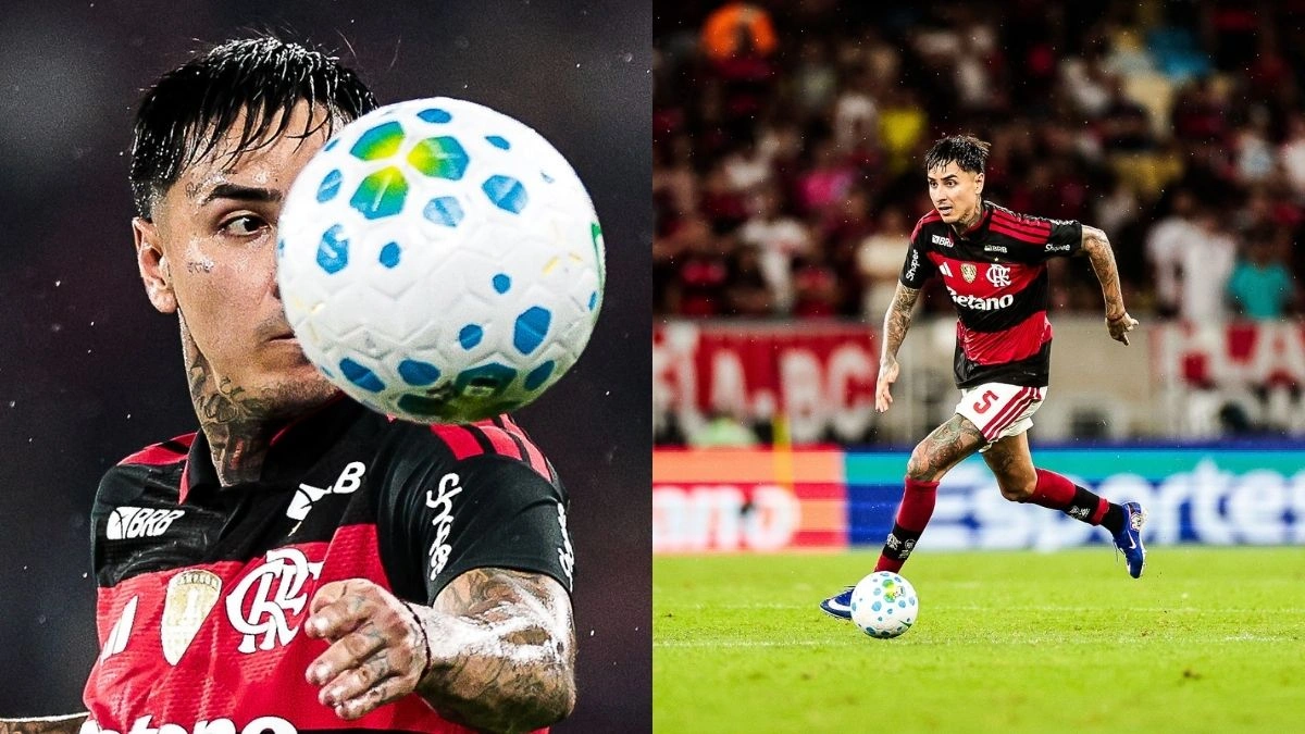 Pulgar está fora do jogo do Flamengo x Corinthians, pelo Brasileirão