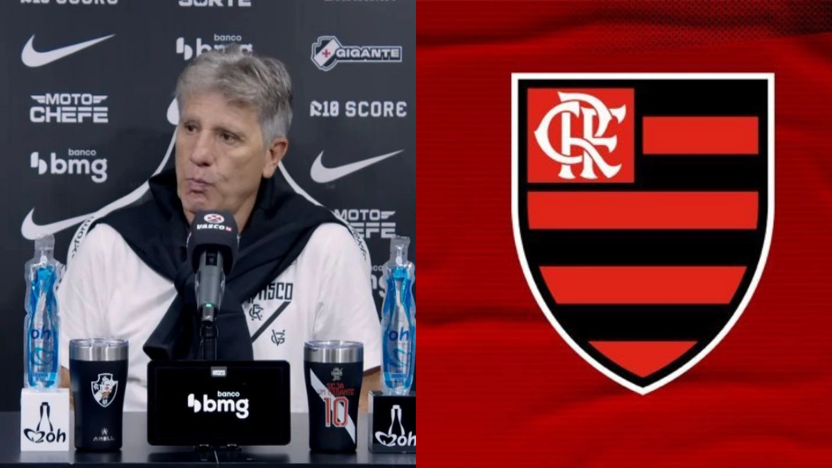 Renato Gaúcho cita Flamengo ao explicar escalação de jogador do Vasco contra o Palmeiras