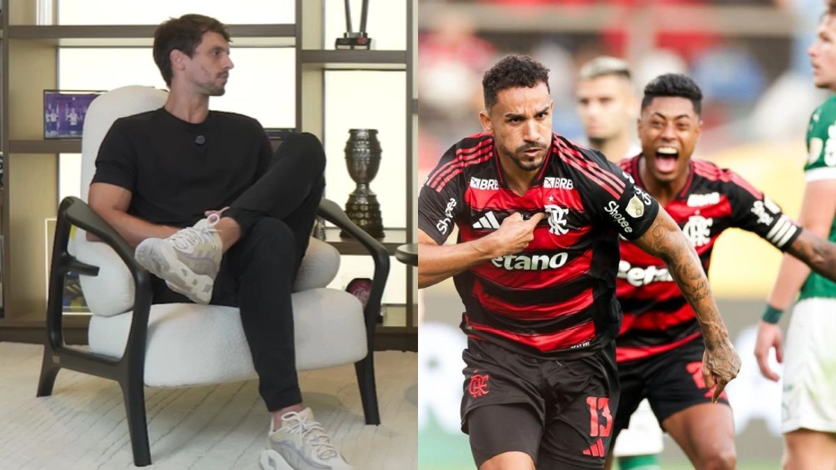 Rodrigo Caio revela bastidores de gol de Danilo em jogo do Flamengo x Palmeiras
