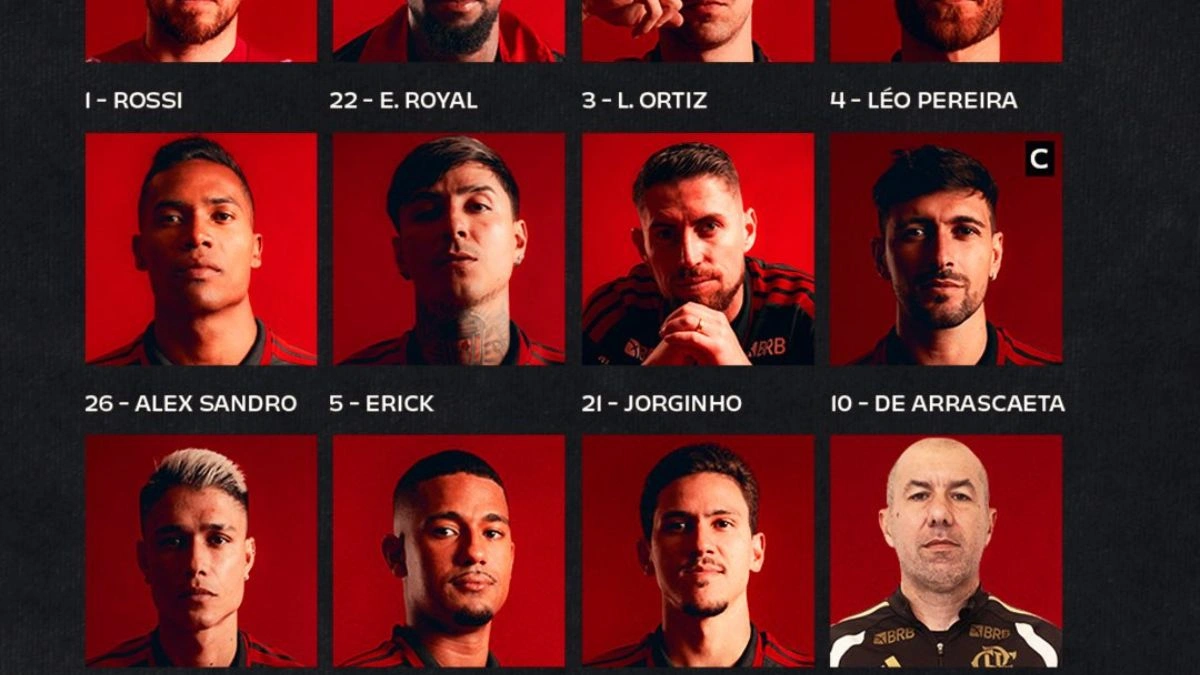 SAIU! Com Arrascaeta e Paquetá, veja escalação do Flamengo para jogo contra o Remo