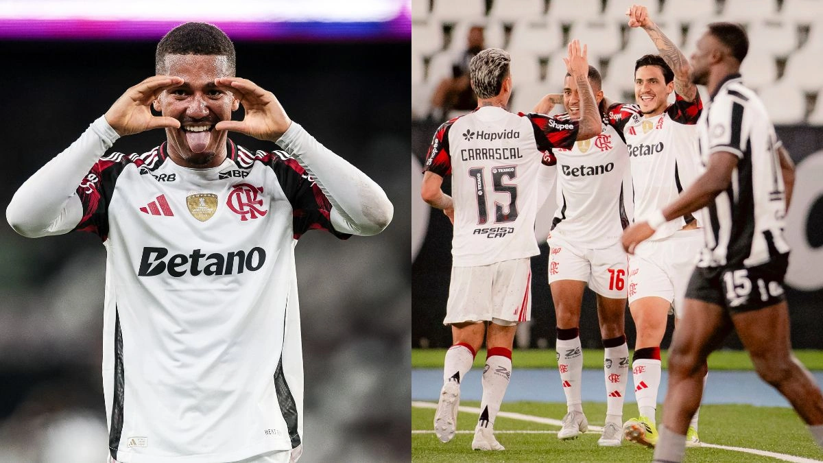 Samuel Lino é 2º jogador do Flamengo com mais participações em gol na temporada