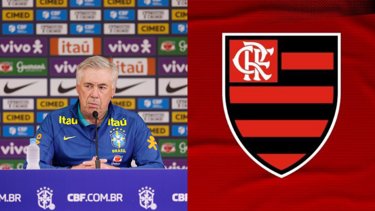 Técnico do Brasil, Ancelotti marca presença em jogo do Flamengo x Botafogo