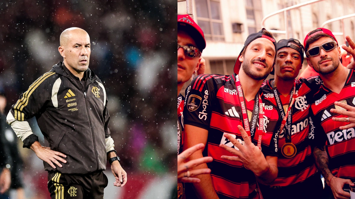 Técnico do Flamengo revela receio com situação de De La Cruz