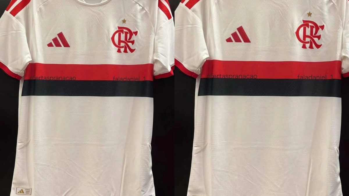 Vaza nova camisa 2 do Flamengo de 2026; veja foto