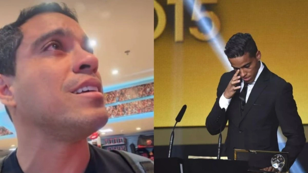 Vencedor de prêmio da FIFA chora com Flamengo